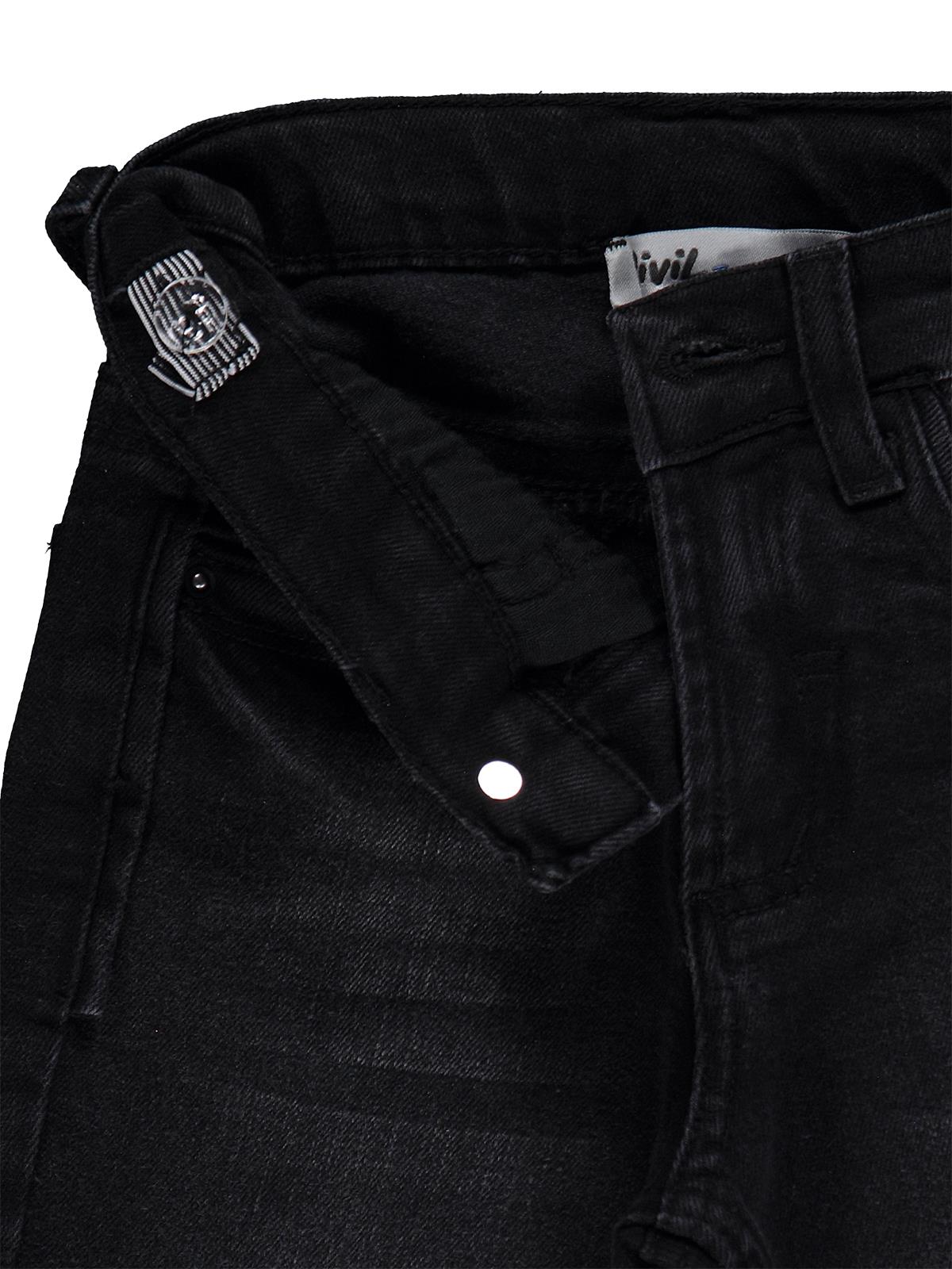 Civil Boys Basic Çizgili 2-5 Yaş Pantolon Kot - Gri