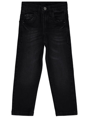 Civil Boys Basic Çizgili 6-9 Yaş Pantolon Kot - Gri