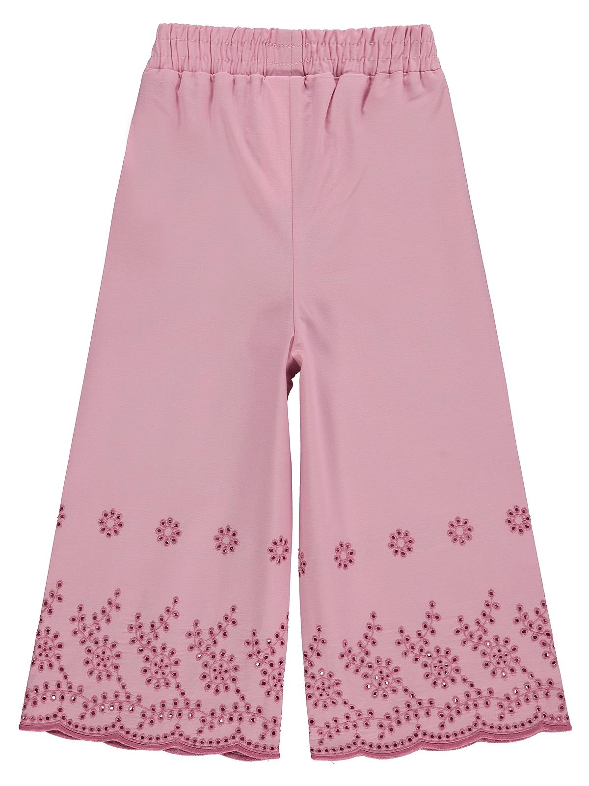 Civil Girls Beli Kemerli 2-5 Yaş Pantolon  - Pembe