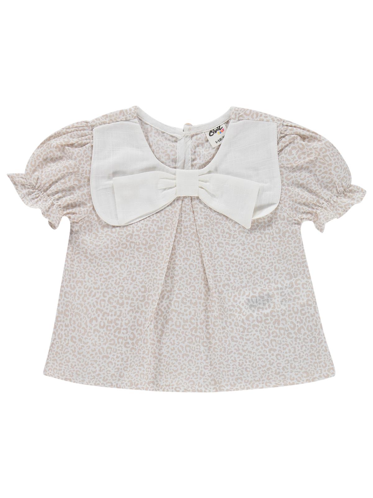 Civil Baby Yaka Fiyonklu 6-18 Ay Takım - Kahverengi