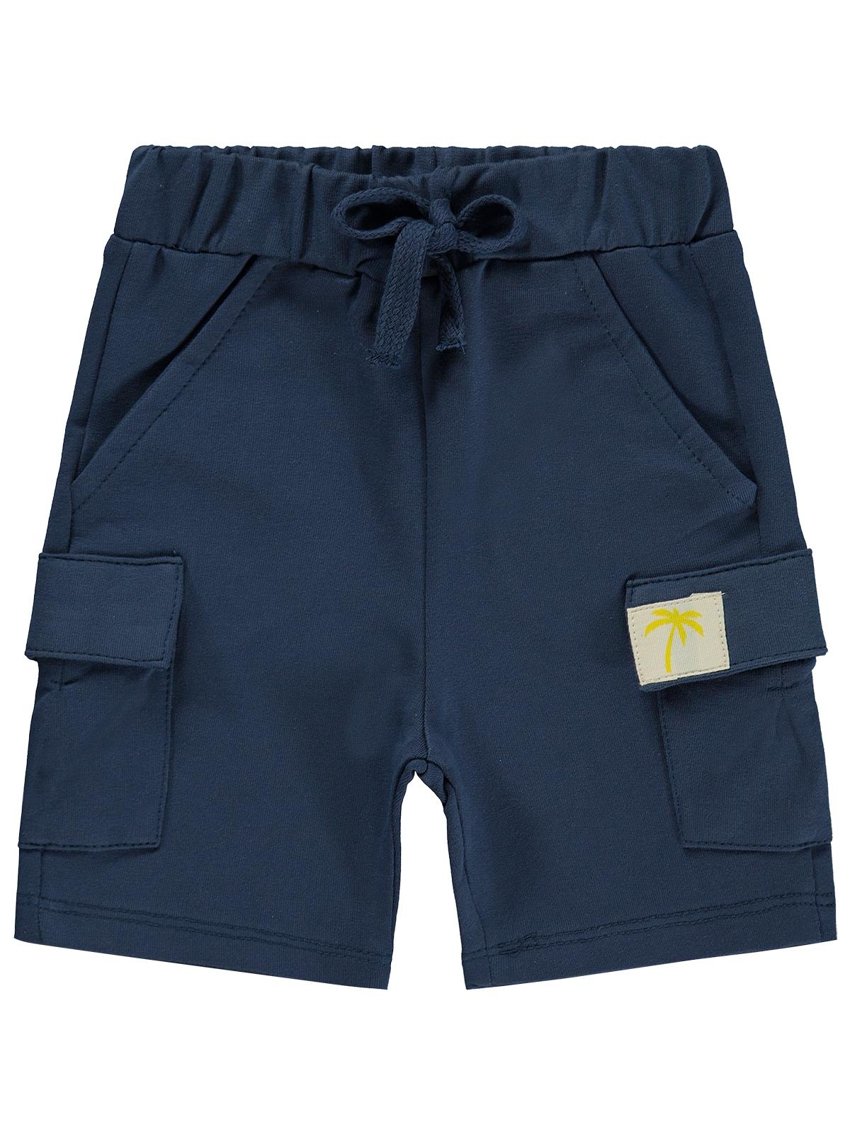 Civil Baby Kargo Cepli 6-18 Ay Kapri - Mavi