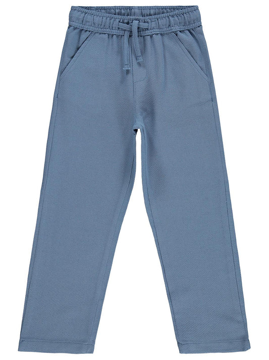 Civil Boys Armürlü Chino 10-13 Yaş Pantolon - Mavi