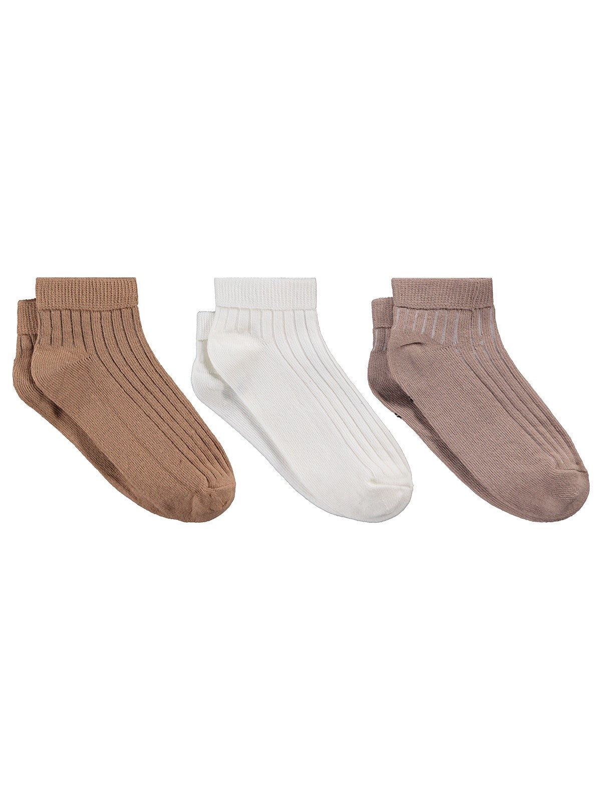 Civil Boys Basic Derbili 3'lü 2-12 Yaş Erkek Çocuk Patik Çorap - Standart