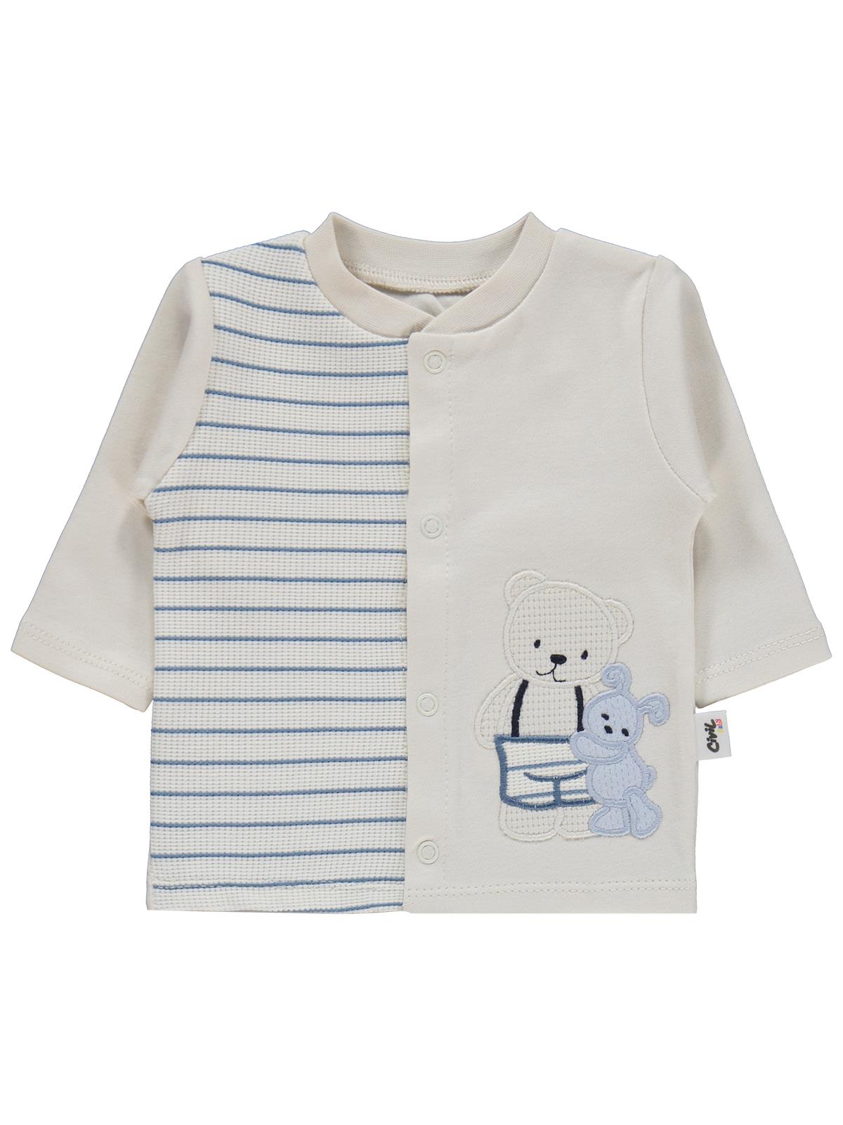 Civil Baby Teddy 10'lu 0-24 Ay Zıbın Setleri - Mavi