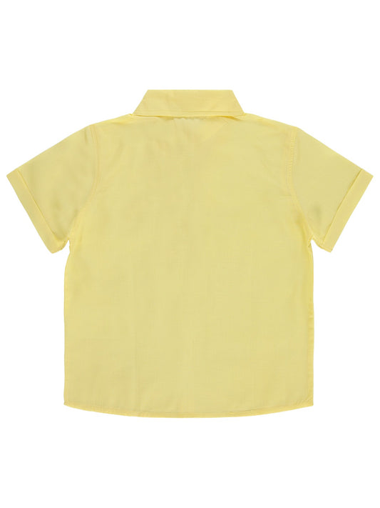 Civil Boys Basic Kısa Kol 10-13 Yaş Gömlek - Sarı