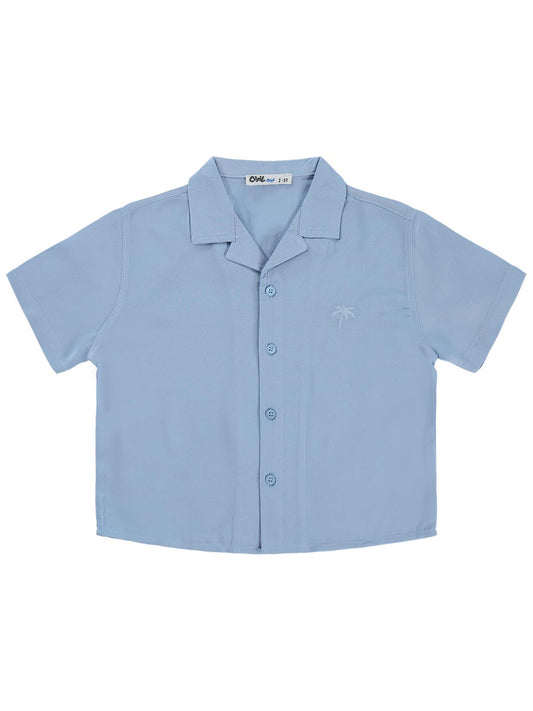 Civil Boys Basic Tatil Yaka 2-5 Yaş Gömlek - Mavi