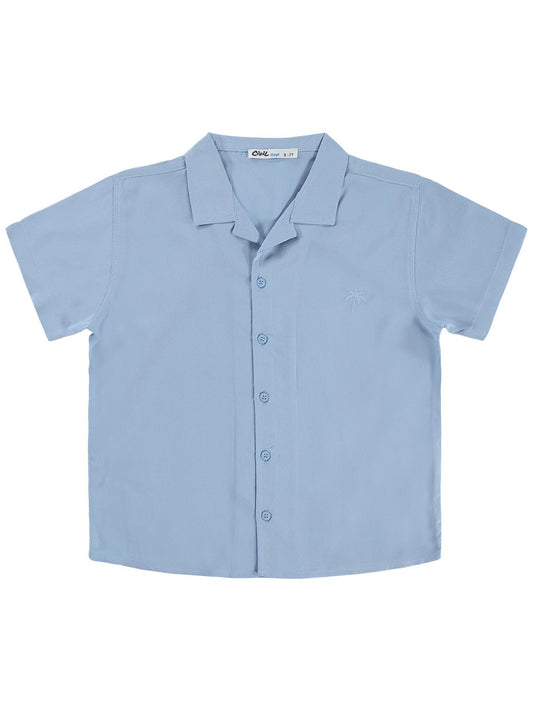 Civil Boys Basic Tatil Yaka 10-13 Yaş Gömlek - Mavi