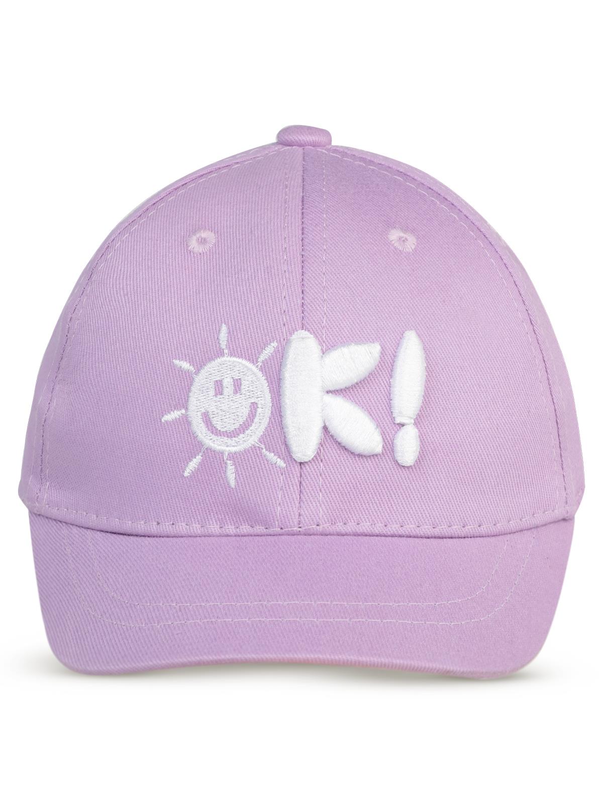 Civil Baby Güneş Nakış 6-18 Ay Bebek Kız Kep Şapka - Lila