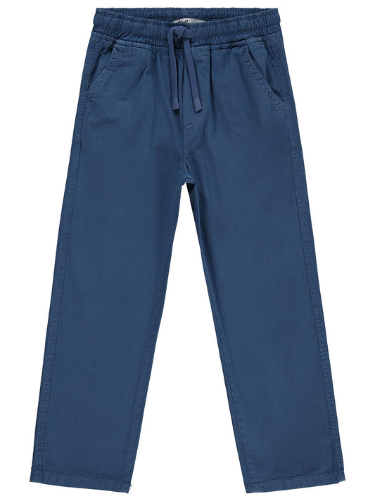 Civil Erkek Çocuk Beli Lastikli Pantolon | Gabardin | Okul Kreş ve Günlük Kullanım - Yeşil
