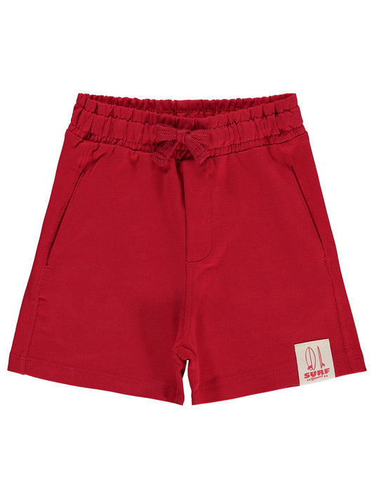 Civil Boys Basic Surf Etiketli 2-5 Yaş Kapri - Kırmızı