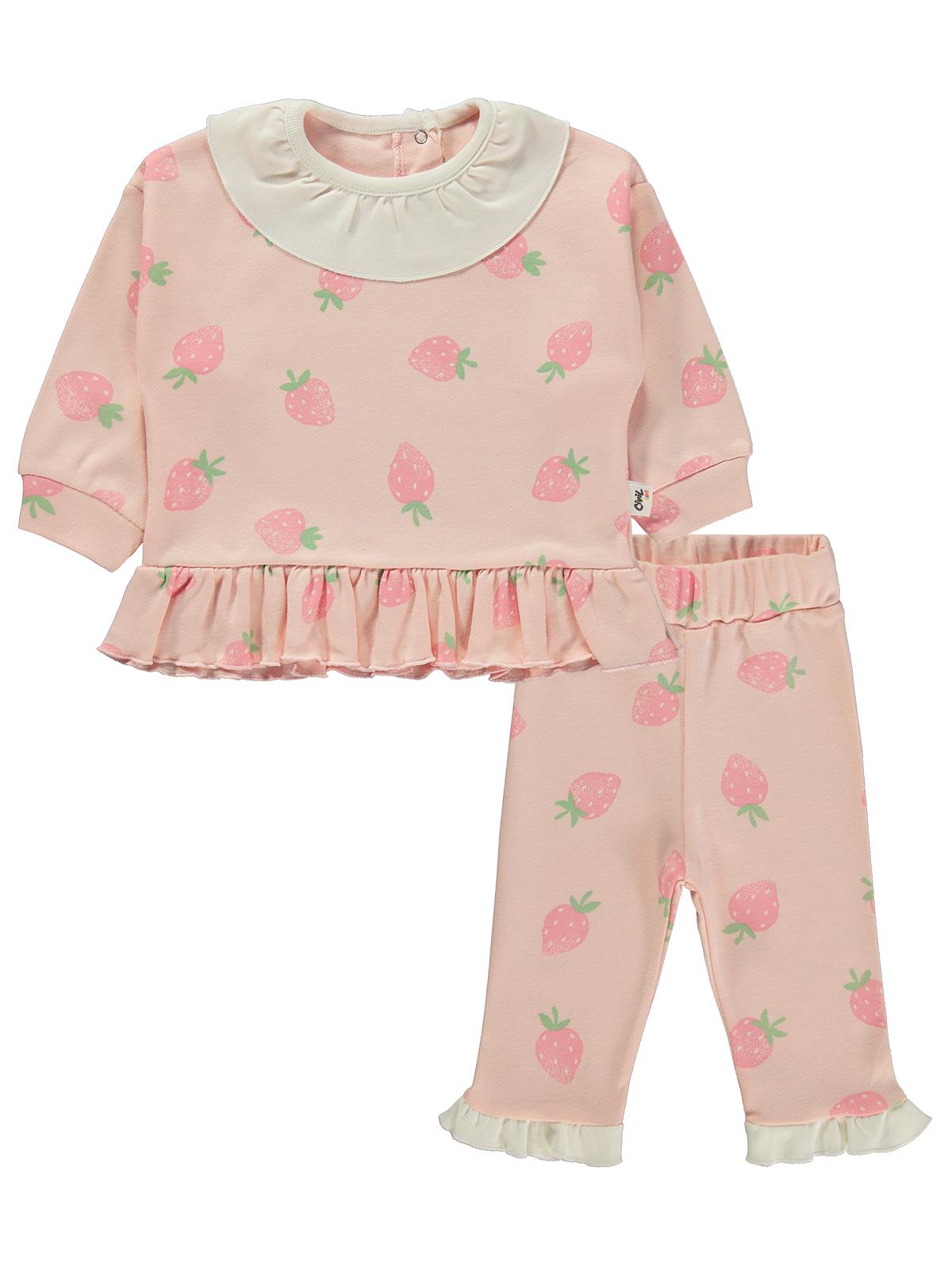 Civil Baby My Lucky Bunny Baskılı 3-18 Ay Takım - Pembe