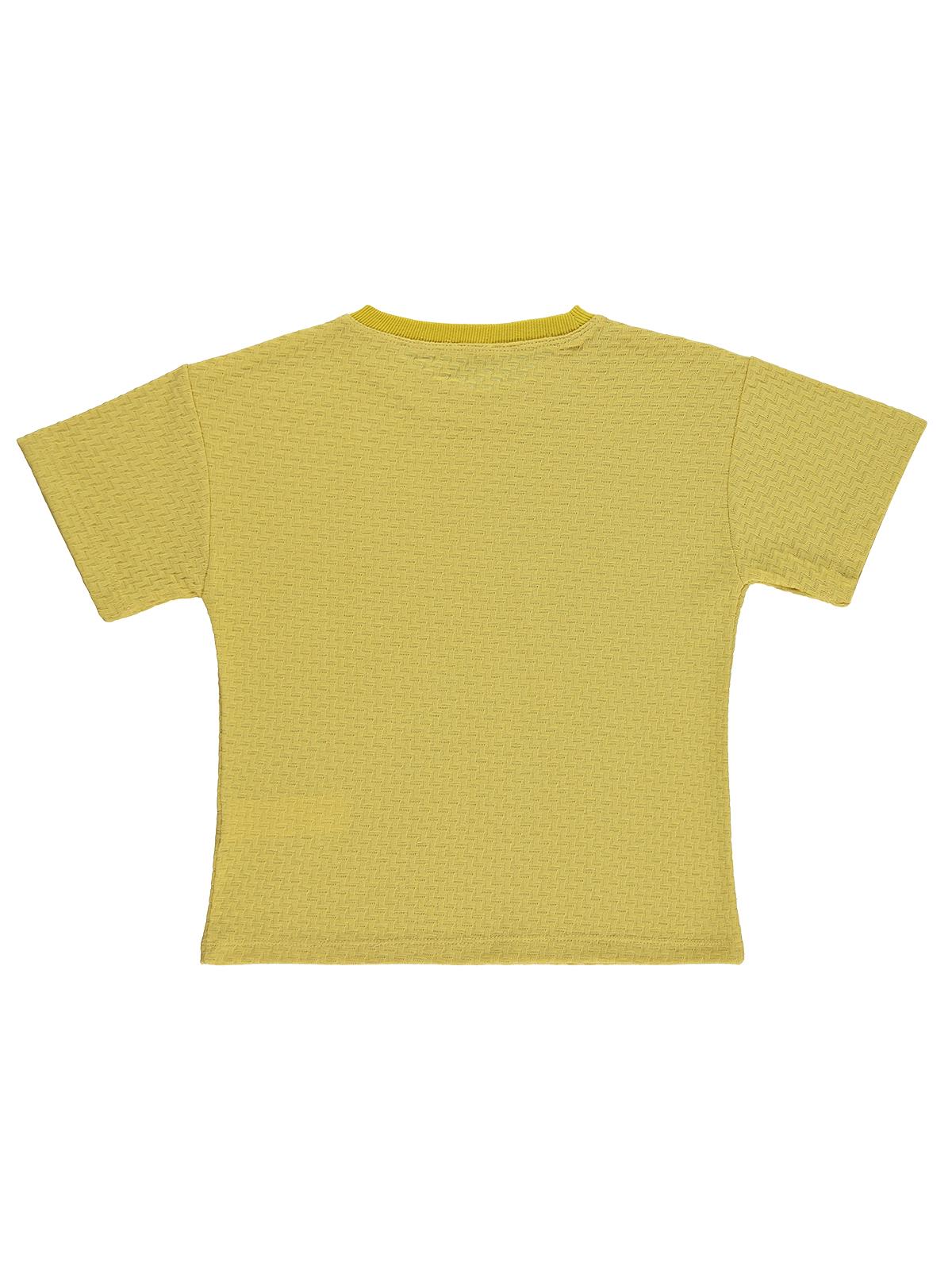 Civil Boys Yelken Dokulu 10-13 Yaş Tişört - Sarı