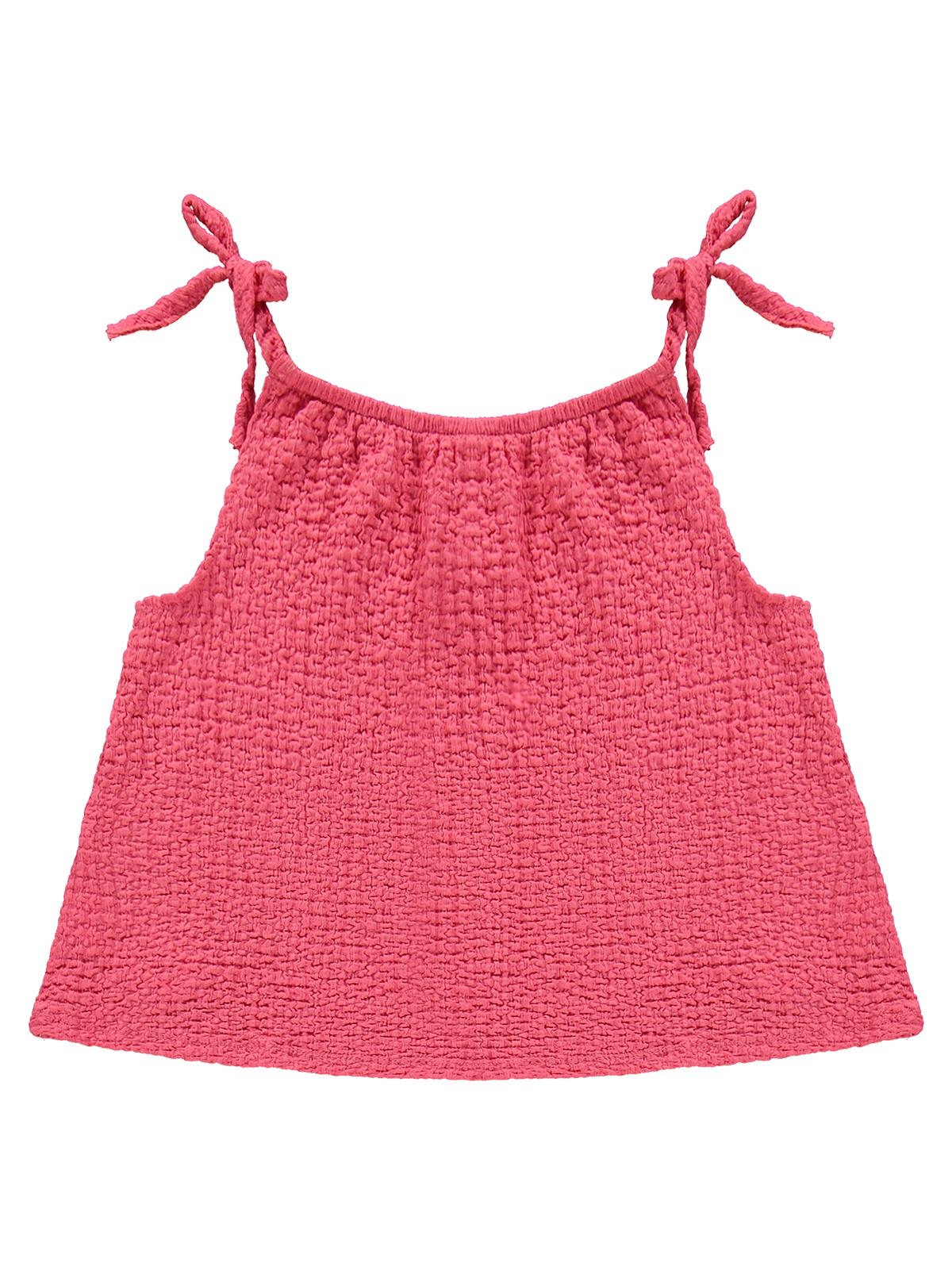 K26Y289-1 Civil Girls Fiyoklu 2-5 Yaş Takım - Kırmızı
