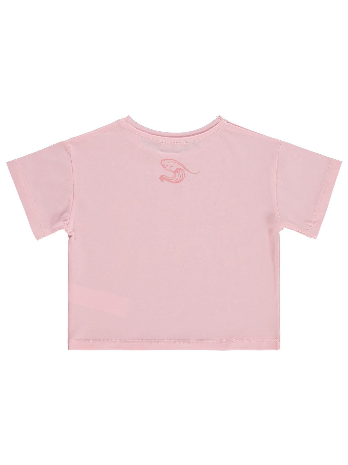 Civil Girls Salt Baskılı 2-5 Yaş Tişört - Pembe