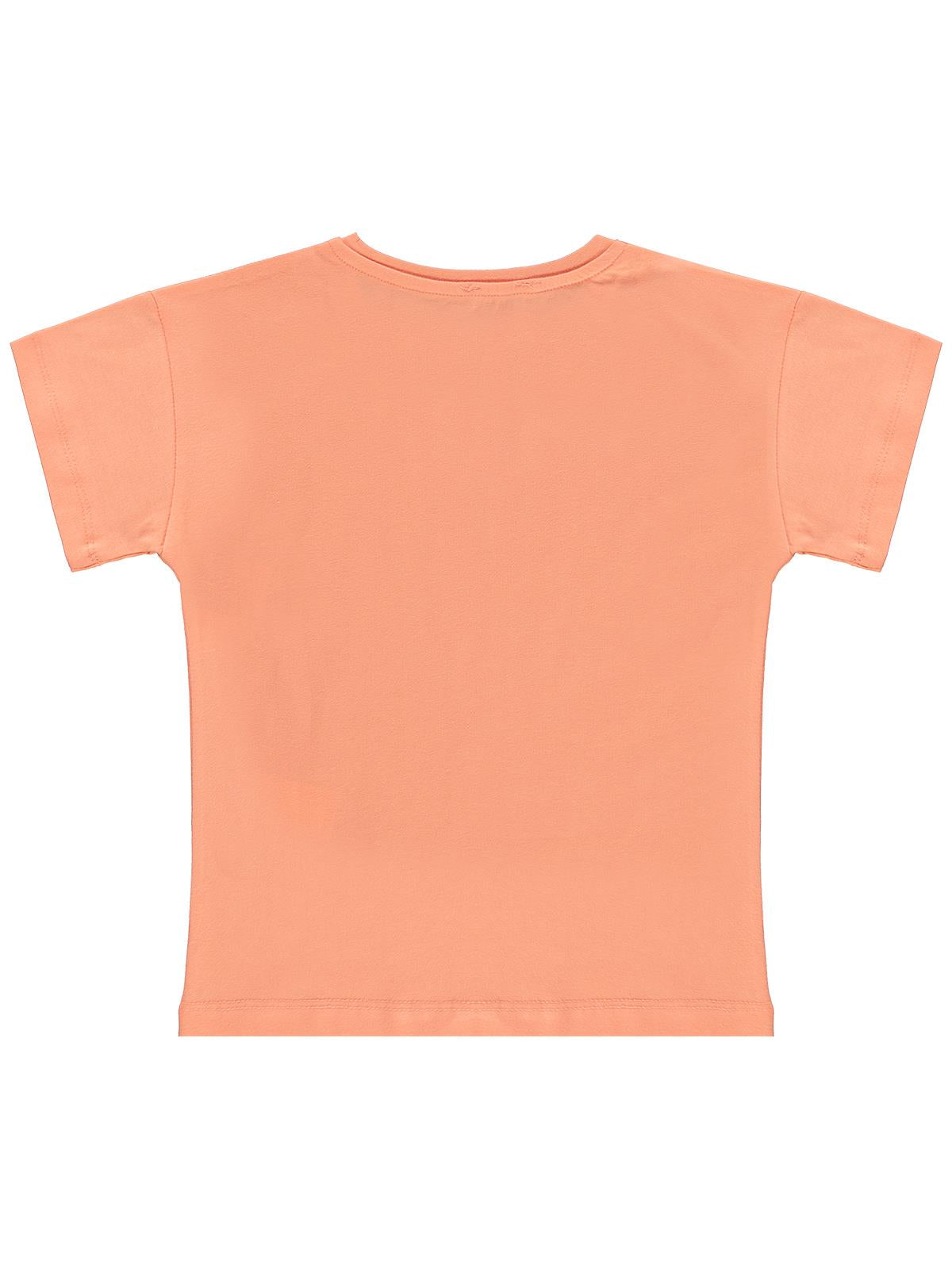 Civil Girls Mermaid Baskılı 6-9 Yaş Tişört - Pudra