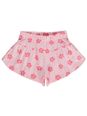 Civil Girls Çiçekli 2-5 Yaş Şort - Pembe