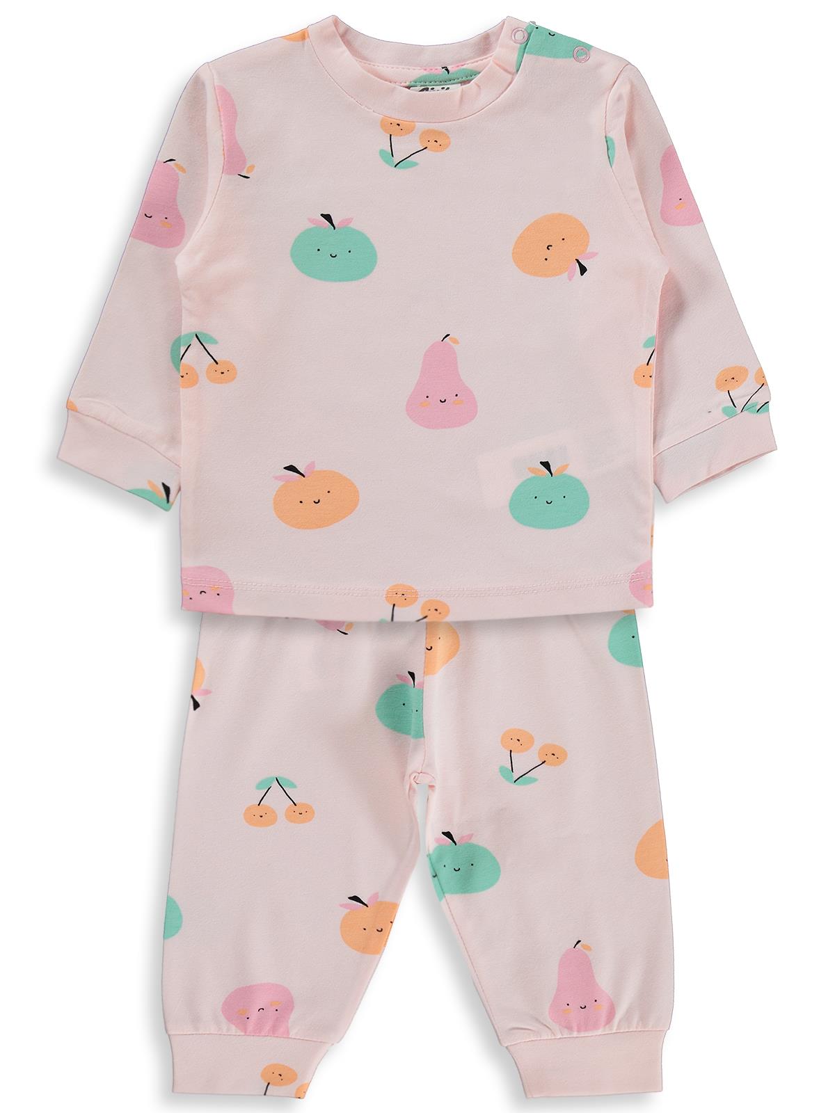 Civil Baby Meyve Empirme 6-18 Ay Pijama Takımı - Pembe