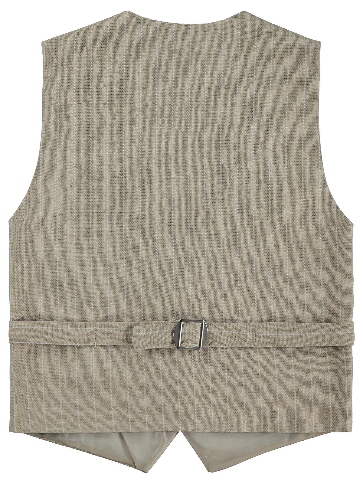 Pierre Cardin Çizgili 6-9 Yaş Yelek - Kahve