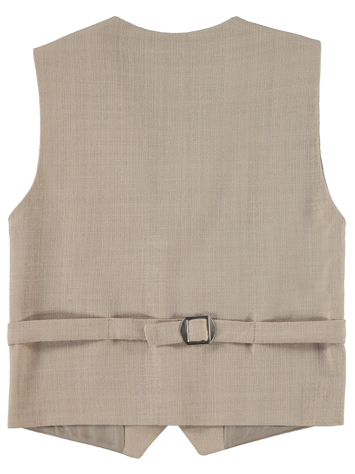 Pierre Cardin Keten Görünümlü 6-9 Yaş Yelek - Kahverengi