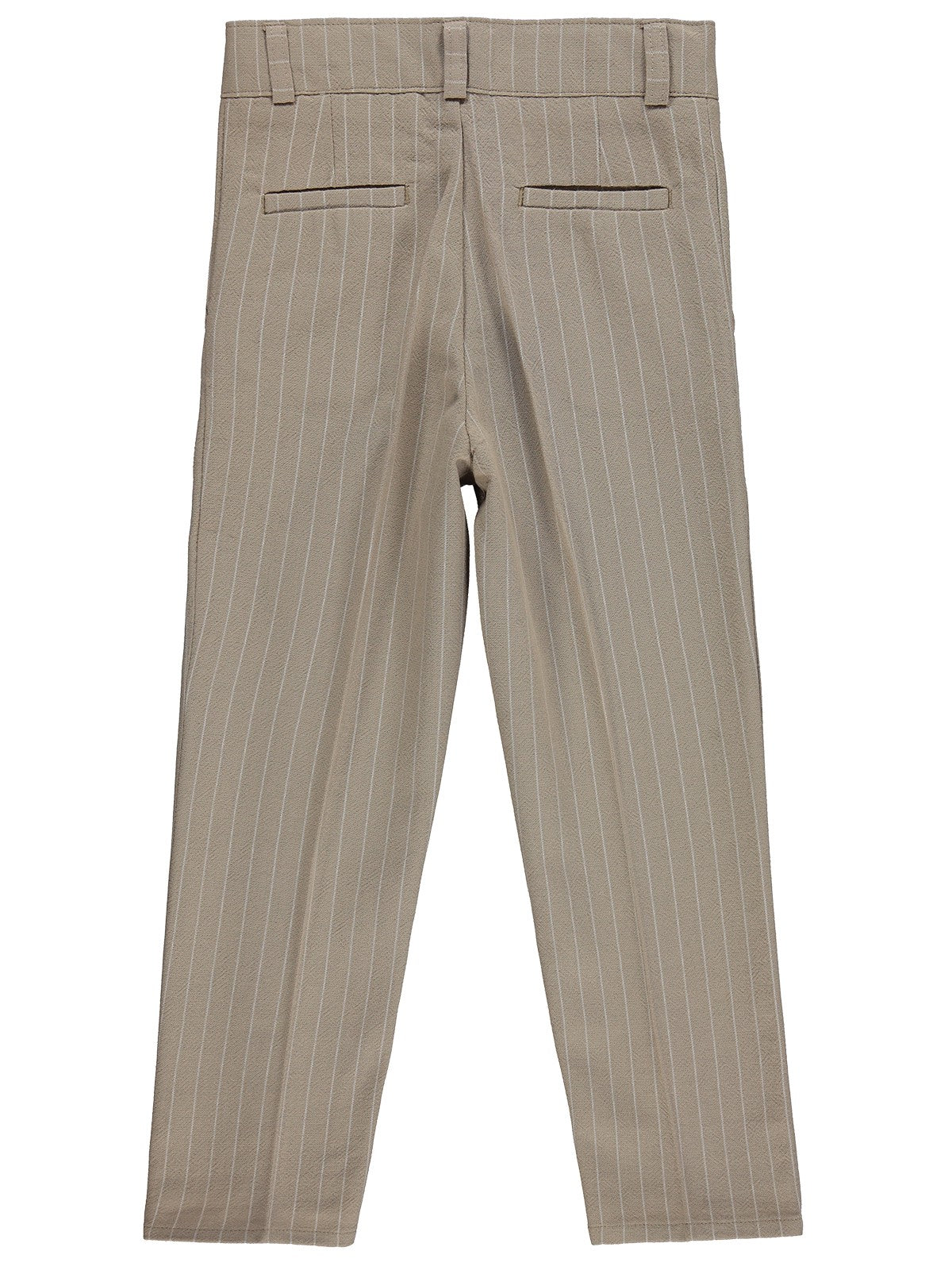 Pierre Cardin Çizgili 6-9 Yaş Pantolon - Kahve