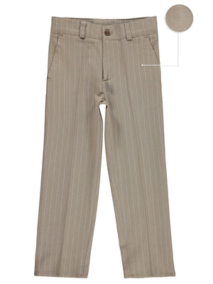 Pierre Cardin Çizgili 6-9 Yaş Pantolon - Kahve