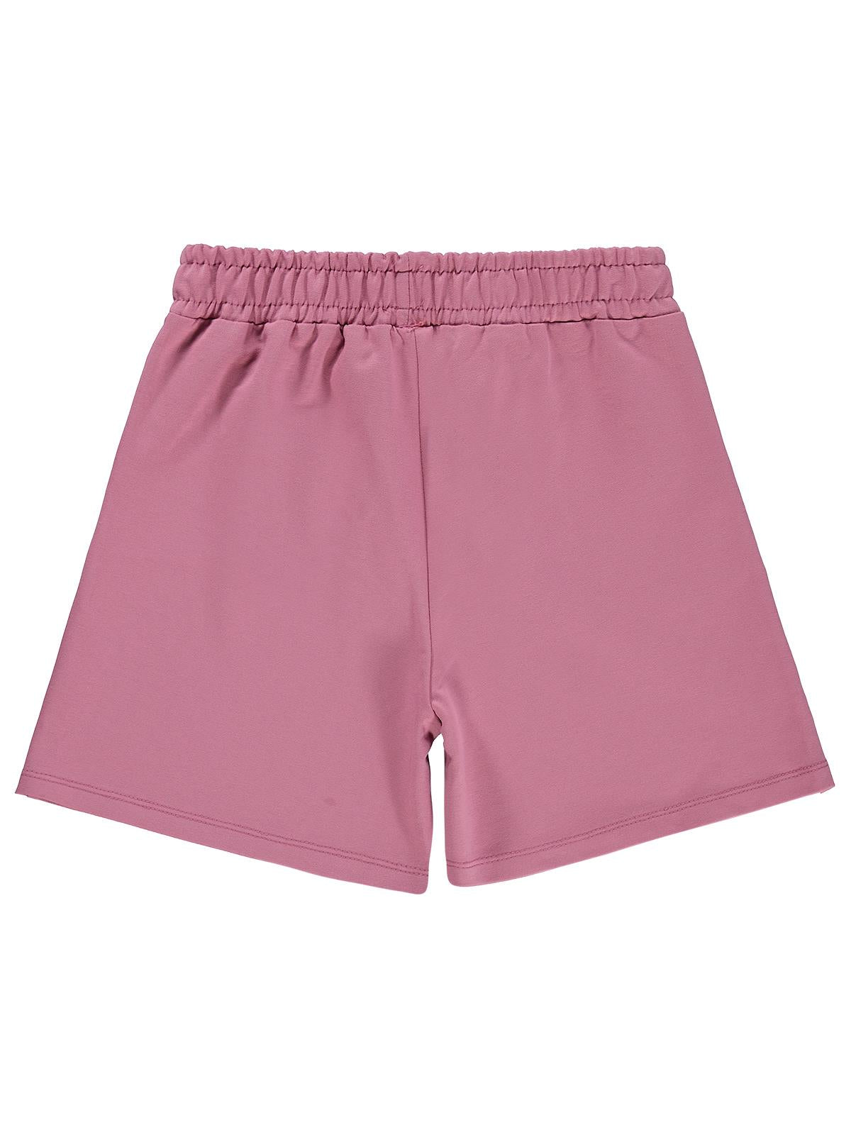 Civil Girls Paris Baskılı 6-9 Yaş Şort - Pembe