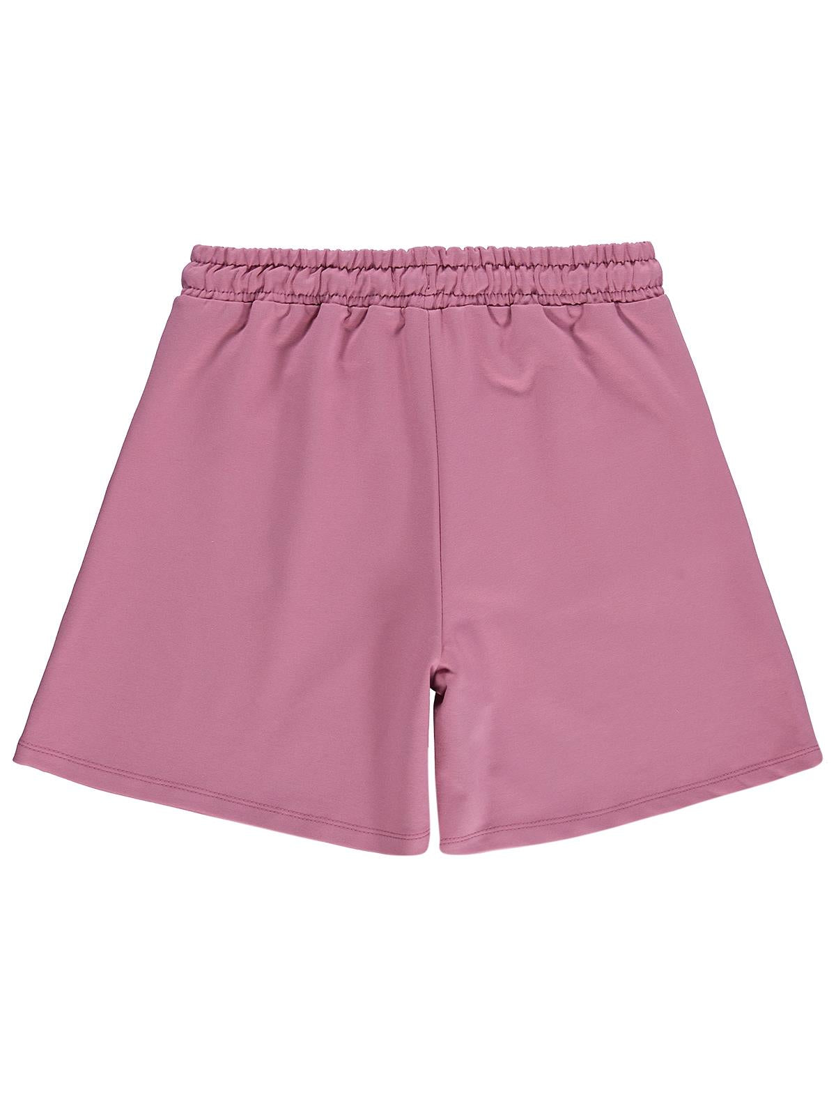 Civil Girls London Baskılı 10-13 Yaş Şort - Pembe