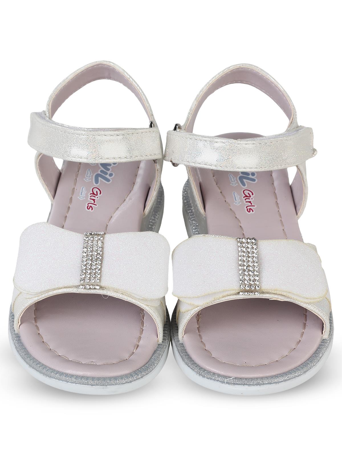 Civil Girls Fiyonk Aksesuarlı 26- Sandalet - Gri