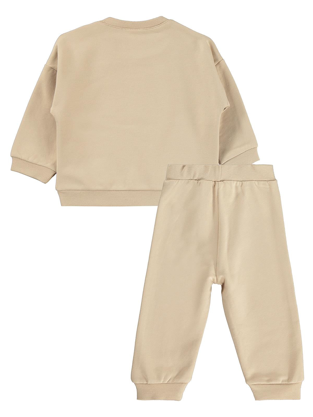 Civil Baby Tavşan Baskılı Basic 6-18 Ay Takım - Gri