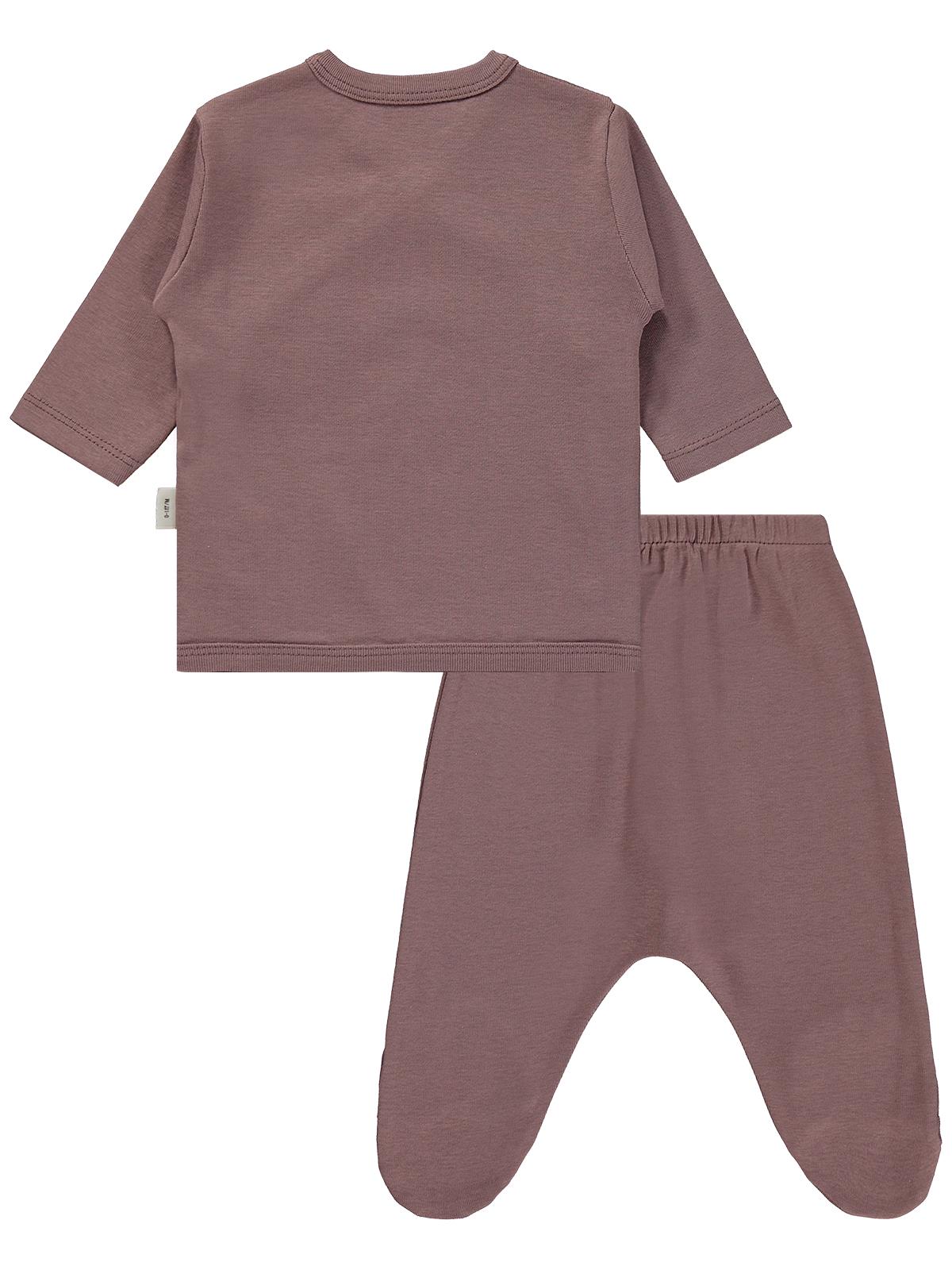 Civil Baby 3'Lü Basic 0-1 Ay Zıbın Takımları - Kahve