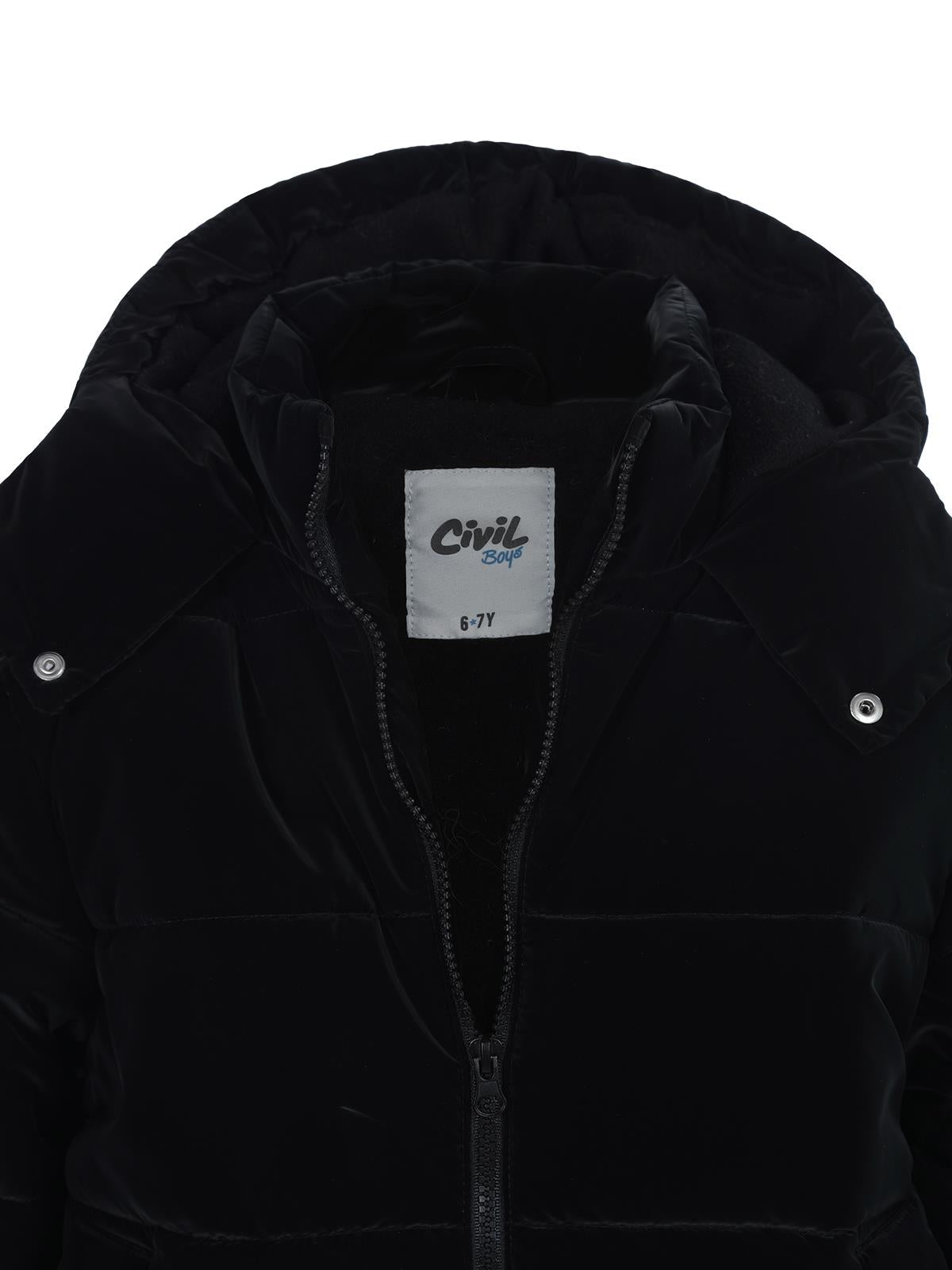 Civil Boys Basic Uzun 6-9 Yaş Parka - Siyah