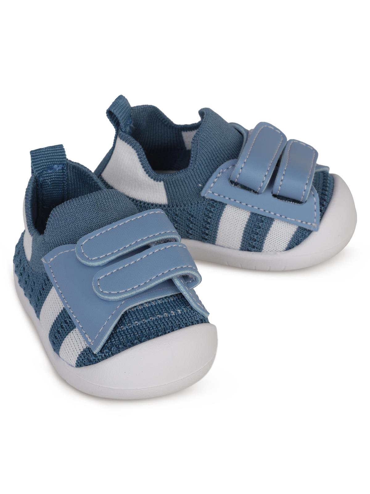 Civil Baby Çizgili 18-22 Numara İlkadım - Mavi