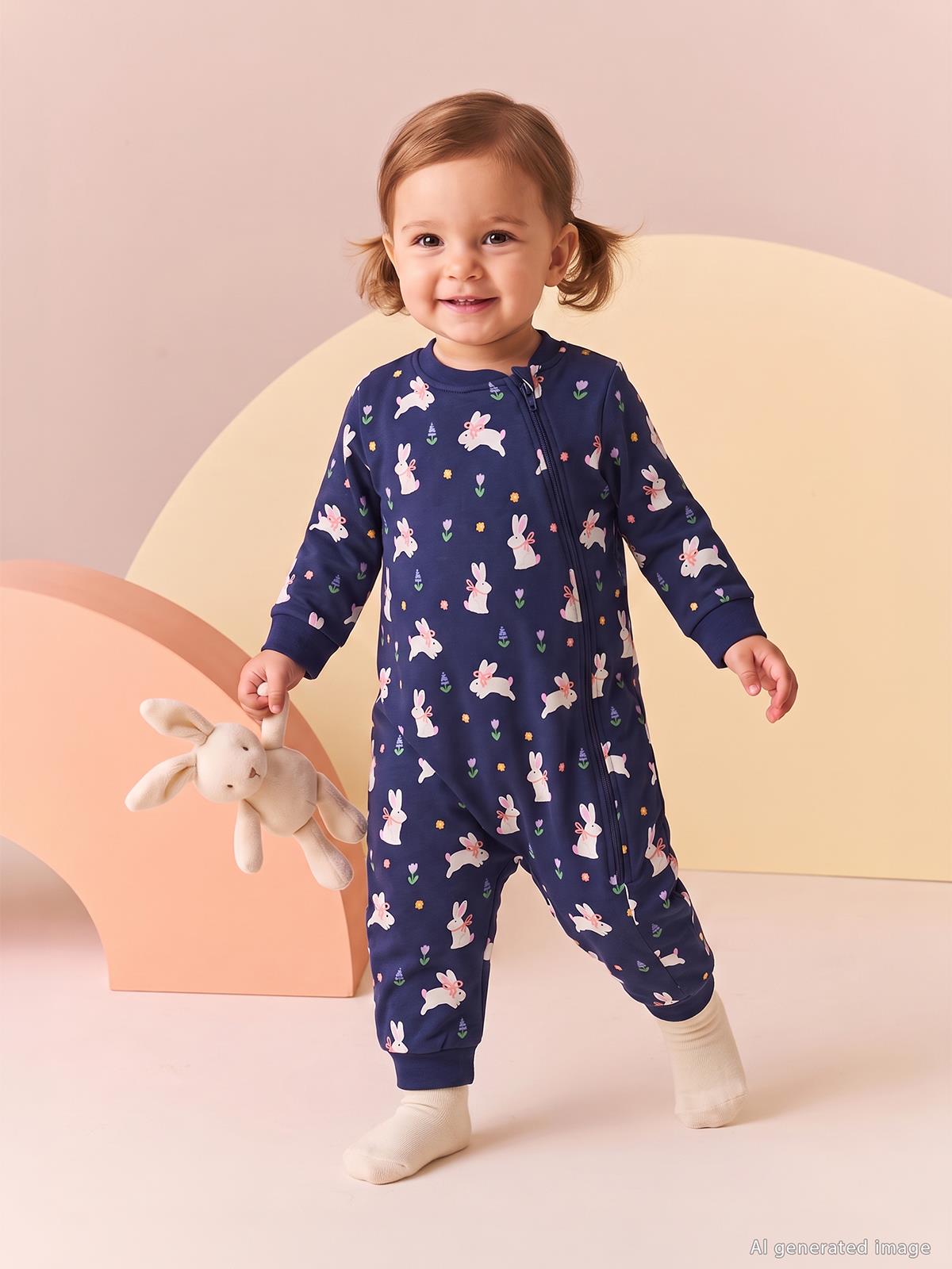 Civil Baby Tavşan Empirme 1.2 TOG  Uyku Tulumu - Lacivert