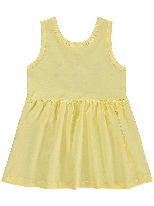 Civil Baby Flamingo Nakış 6-18 Ay Elbise - Sarı