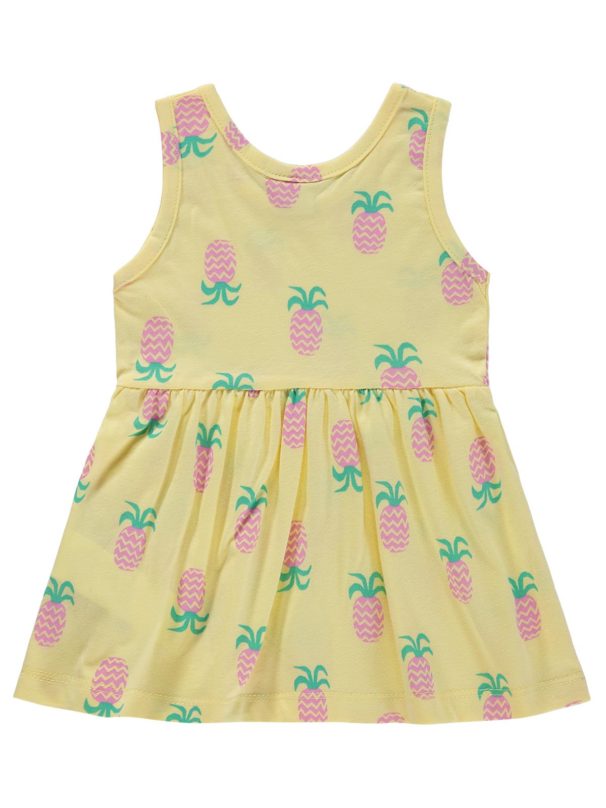 Civil Baby Ananas Empirme 6-18 Ay Elbise - Sarı