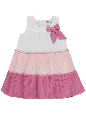 Civil Girls Fiyonklu 2-5 Yaş Elbise - Pembe