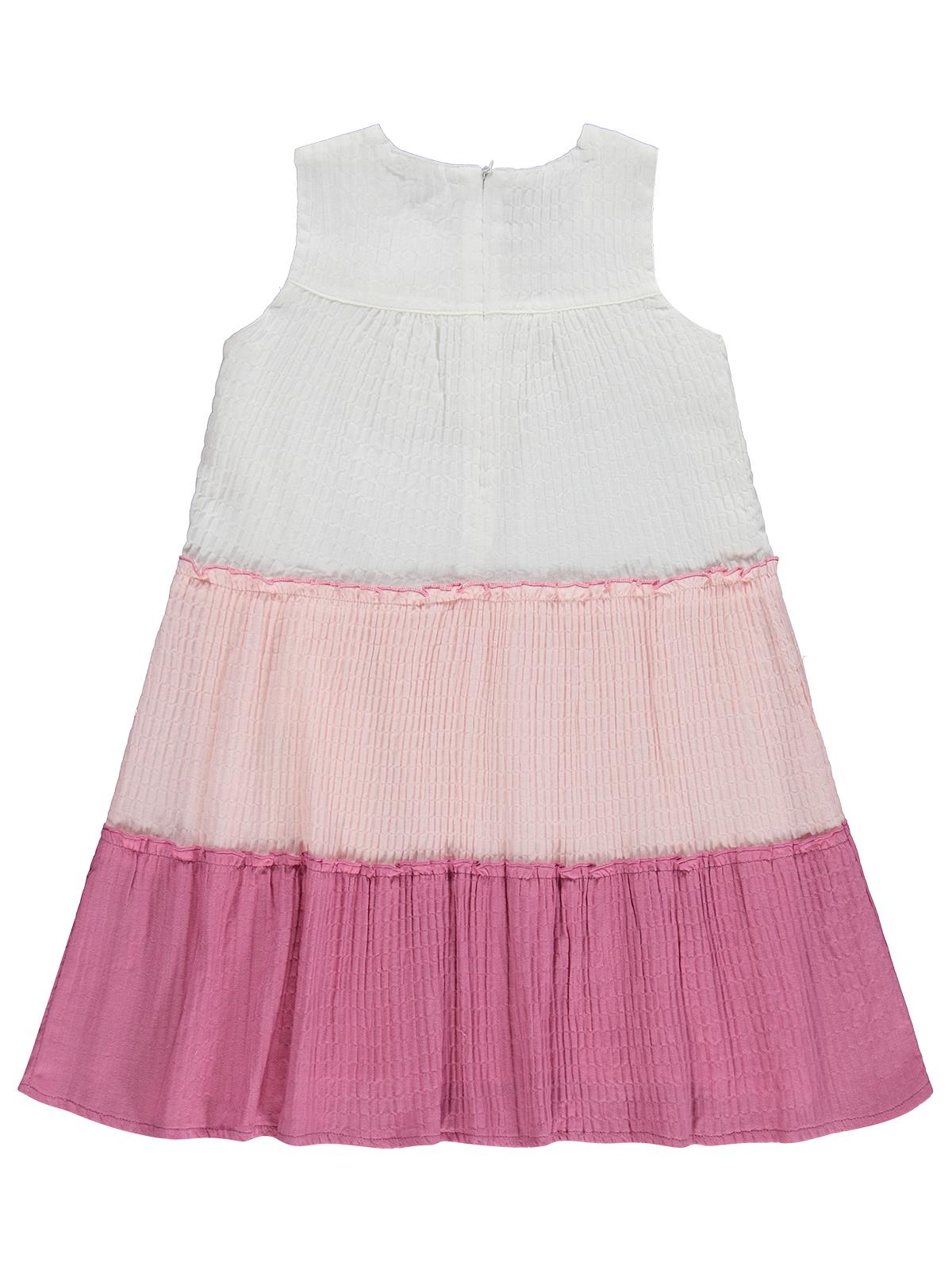 Civil Girls Fiyonklu 6-9 Yaş Elbise - Pembe