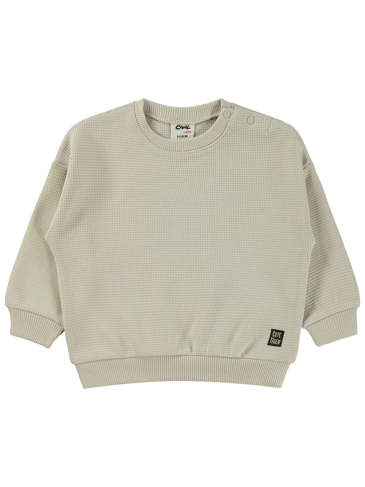 Civil Baby Basic 6-18 Ay Sweatshirt - Bej