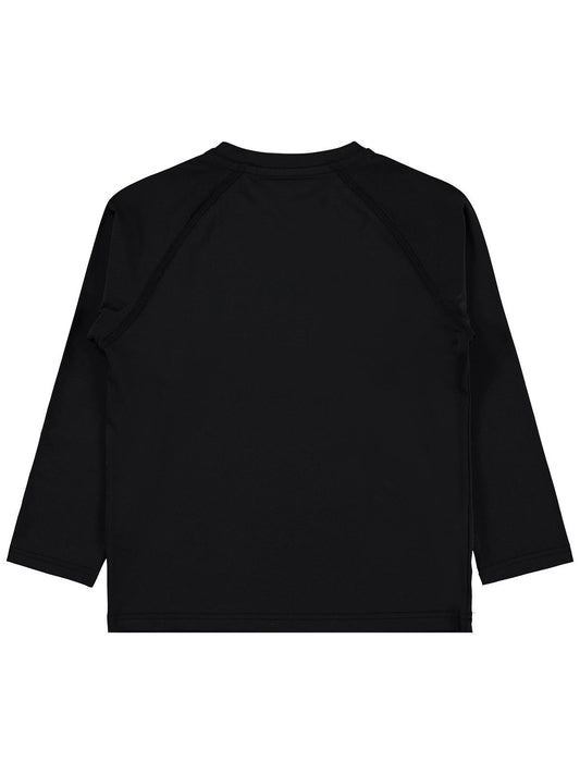Civil Erkek Çocuk Reflektör Baskılı Sweatshirt | Likralı Süprem | Okul Kreş ve Günlük Kullanım - Siyah