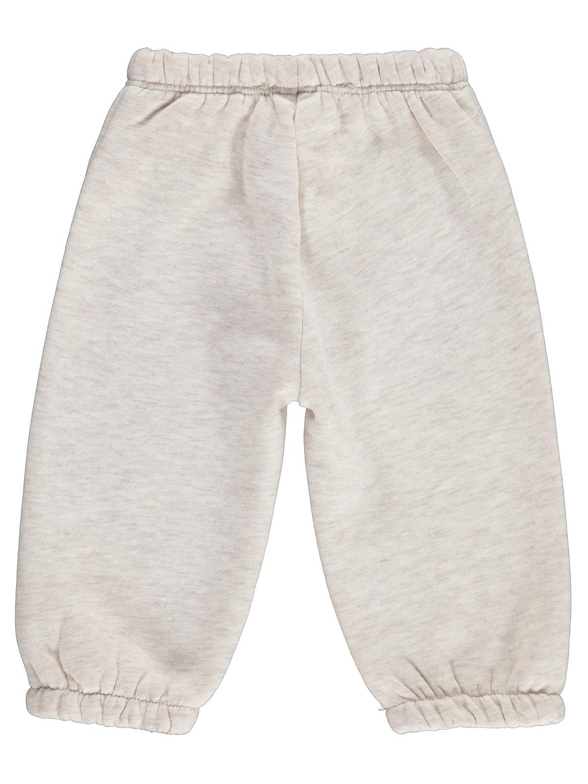Civil Baby Çiçek Nakışlı Basic 6-18 Ay Eşofman Altı - Bej