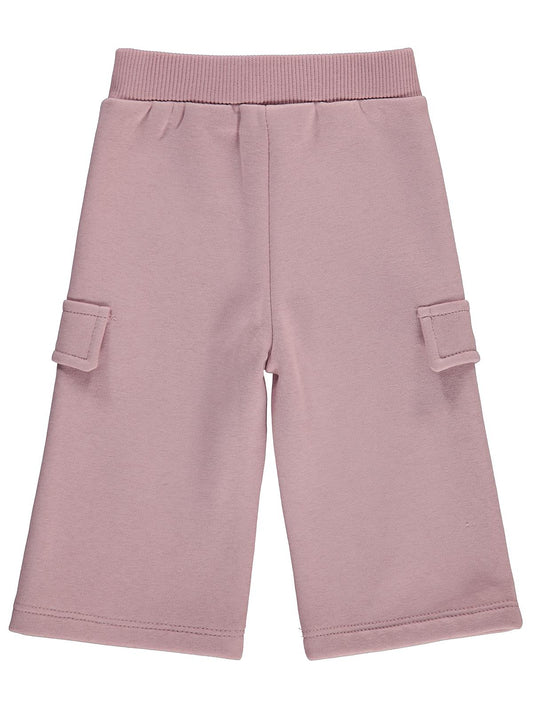 Civil Baby Çiçek Nakışlı Basic Kargo 6-18 Ay Eşofman Altı - Lila