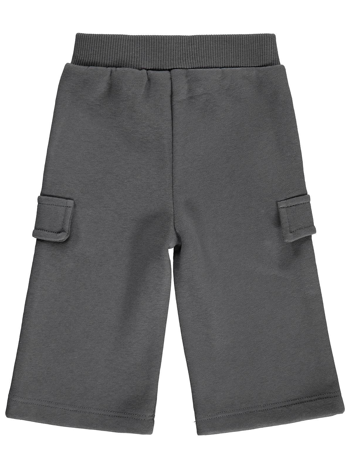 Civil Baby Çiçek Nakışlı Basic Kargo 6-18 Ay Eşofman Altı - Gri