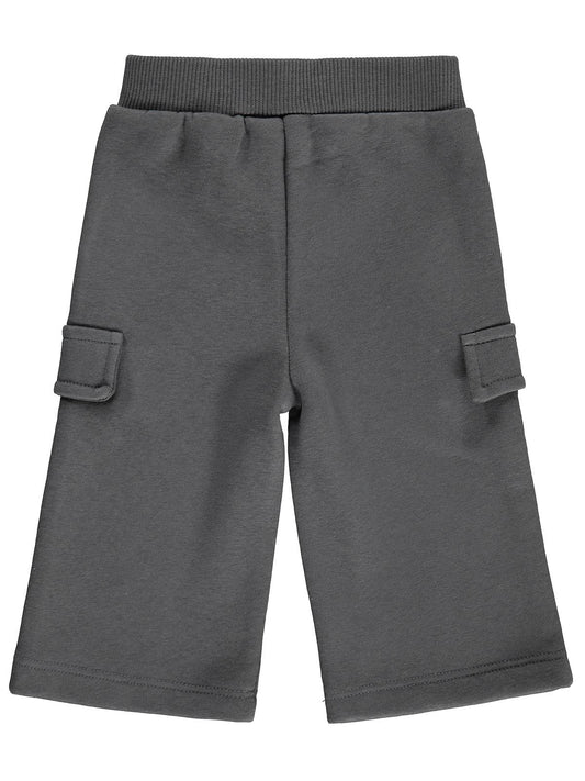Civil Baby Çiçek Nakışlı Basic Kargo 6-18 Ay Eşofman Altı - Gri