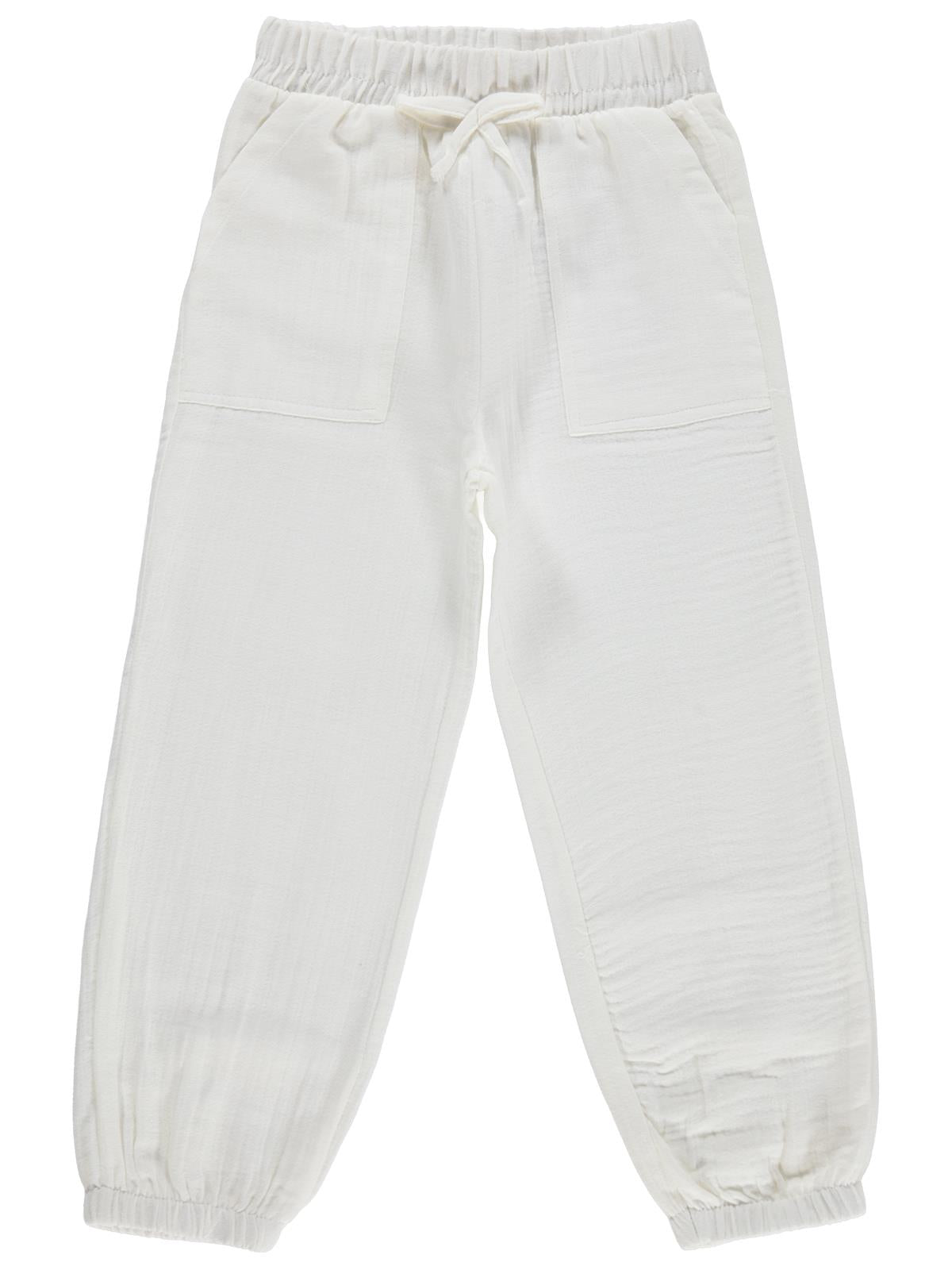 Civil Girls Jogger 10-13 Yaş Pantolon - Beyaz