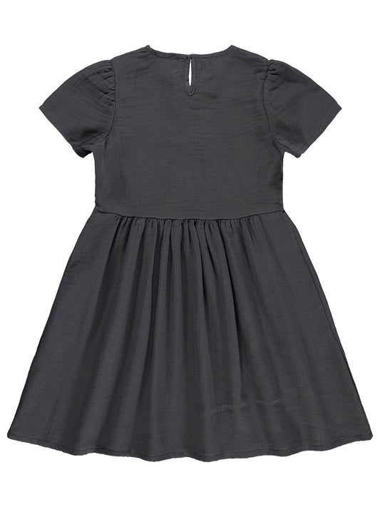 Civil Girls Fiyonklu 10-13 Yaş Elbise - Gri