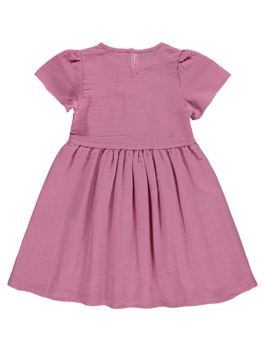 Civil Girls Fiyonklu 6-9 Yaş Elbise - Pembe