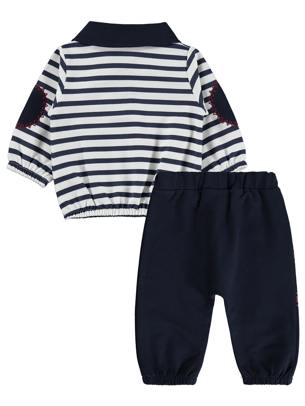 Civil Baby M Nakışlı 6-18 Ay Takım - Lacivert