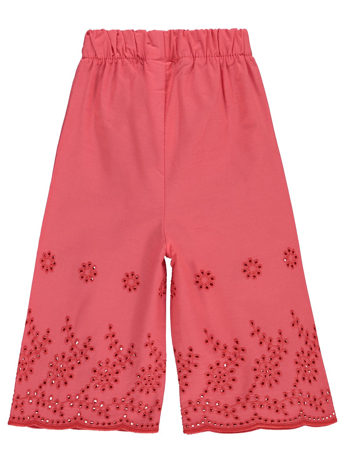 Civil Baby Paça Brodeli 6-18 Ay Pantolon - Kırmızı