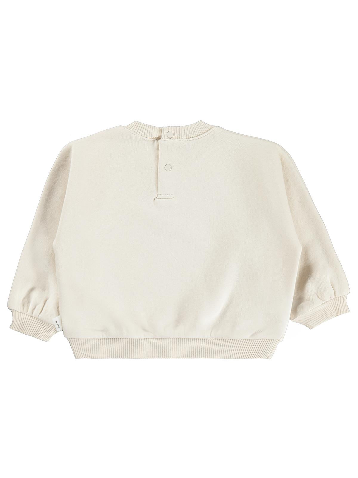 Civil Baby Yazı Baskılı 6-18 Ay Sweatshirt - Bej