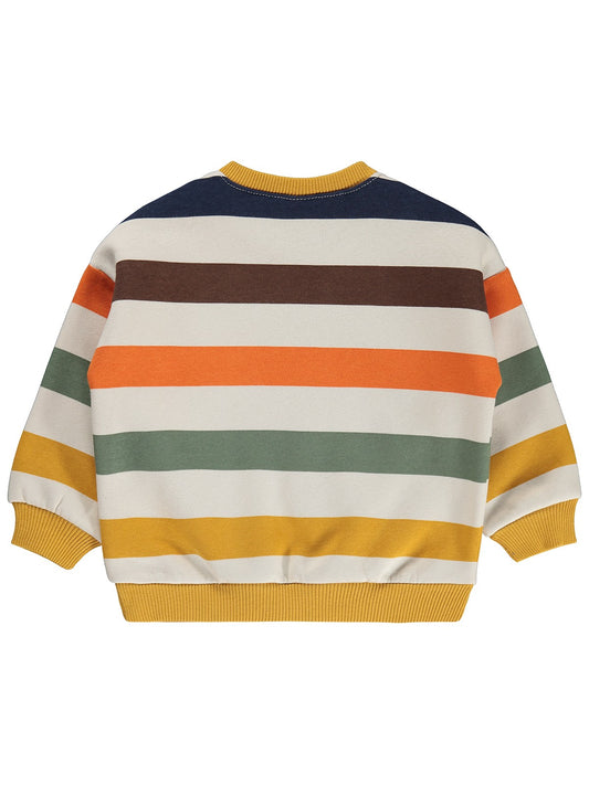 Civil Baby Wild Life Baskılı 6-18 Ay Sweatshirt - Hardal